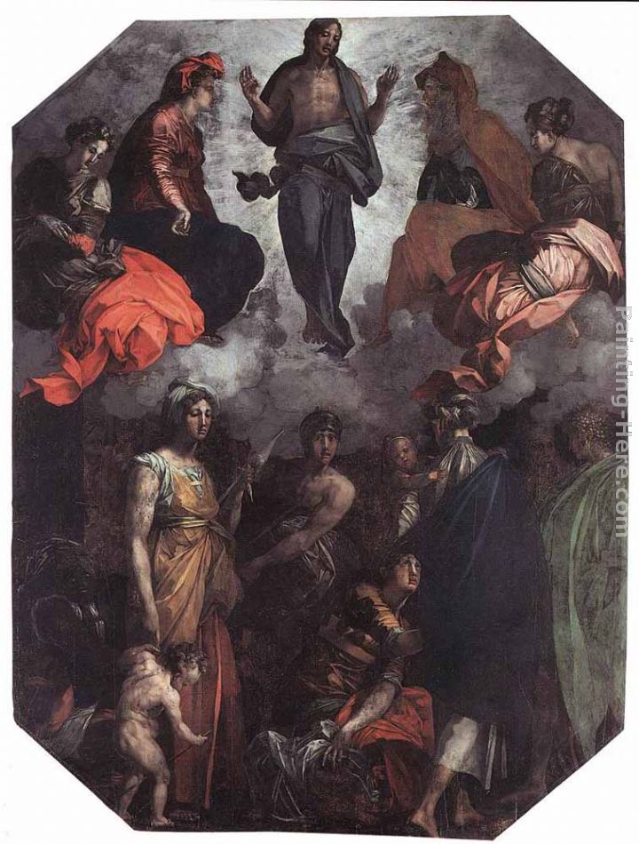 Risen Christ painting - Rosso Fiorentino Risen Christ art painting